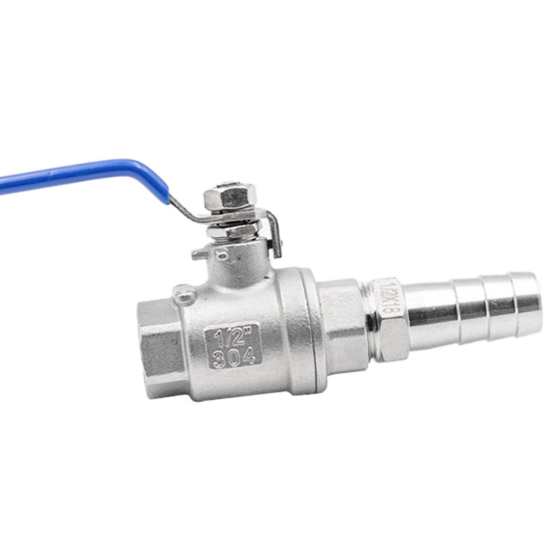 304不锈钢2pc内丝宝塔球阀水箱水管接软管排污排水外接皮管阀门