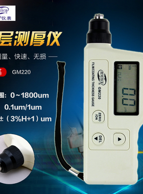 标智GM220一体式涂层测厚仪高精度铁基膜厚计钢板油漆厚度测量仪