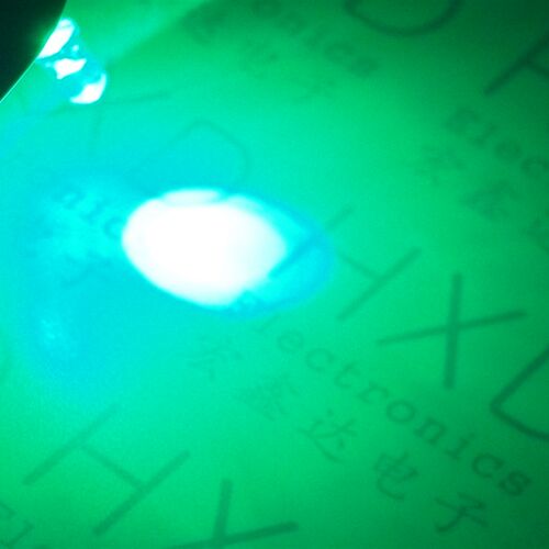 5mm LED F5 翠绿 短脚  白发翠绿色 发光二极管 1K=35元