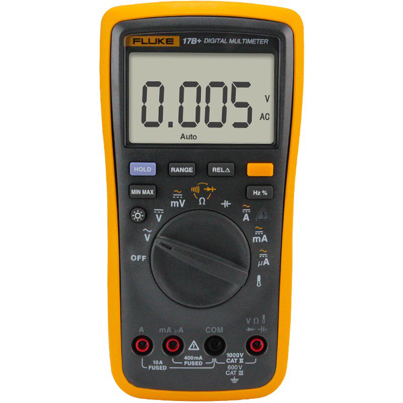 FLUKE福禄克数字高精度电工万能表小型便携式迷你防烧智能17B15B