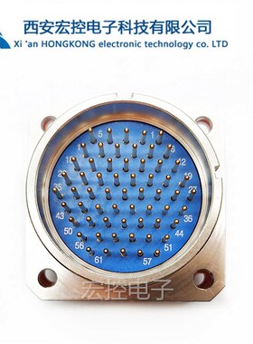 防水44芯航空插头座连接器Y27A-2444ZKB Y27A-2444ZKBM ZKL  ZKLM