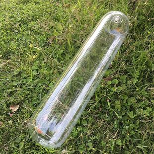 透明充气圆柱沙发腰靠枕头抱枕颈枕椭圆夹腿枕圆形枕套芯长度可定