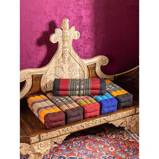 偏硬枕头不塌陷泰国木棉颈枕座椅沙发扶手靠枕垫子长条抱枕护颈枕