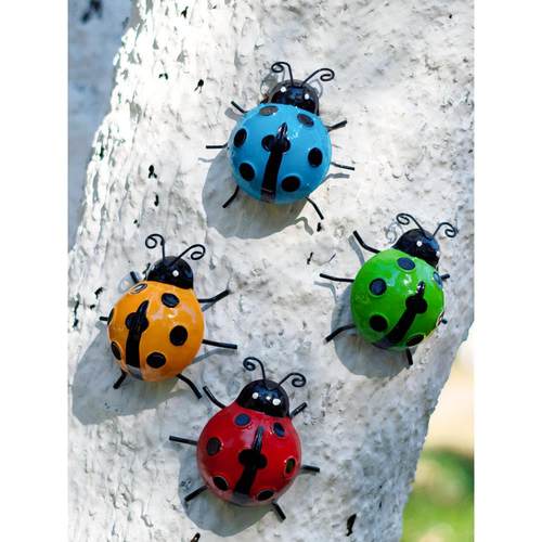 创意甲壳虫铁挂件墙面装饰立体家居墙面装饰墙面悬挂阳台花园墙面