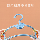 儿童衣架宝宝衣撑子婴童晾衣服架婴儿小号衣挂家用多功能裤 夹伸缩