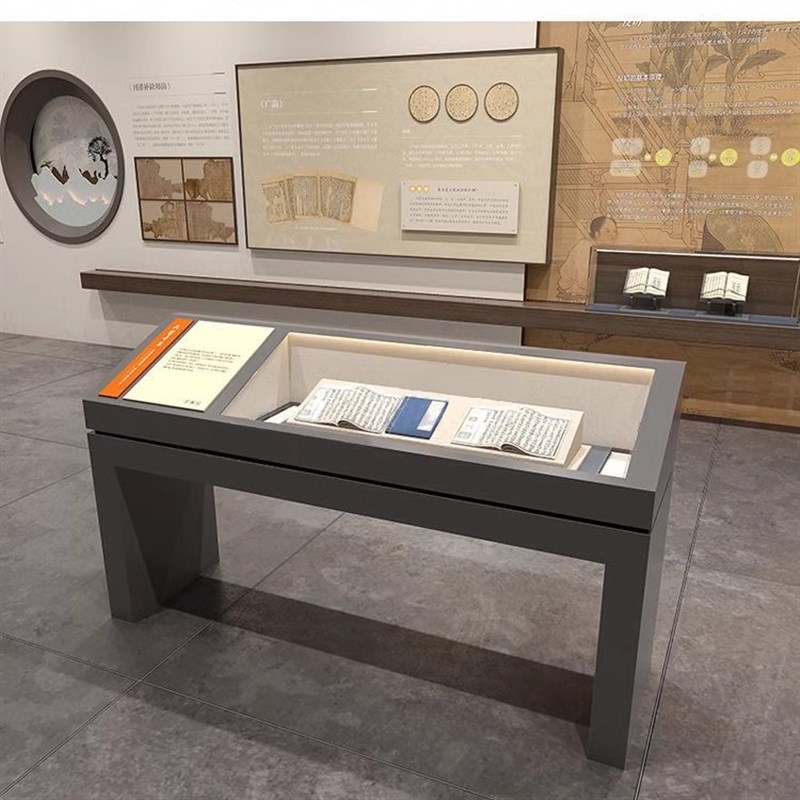 液压文物字画玉器玻璃展示柜博物馆展览展厅资料文献玻璃陈列柜台