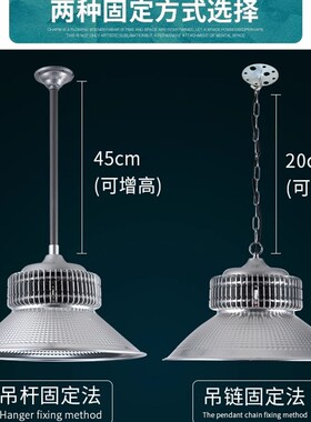 led工矿灯100w150w200w超亮厂房车间照明灯工业吊灯仓库led工厂灯