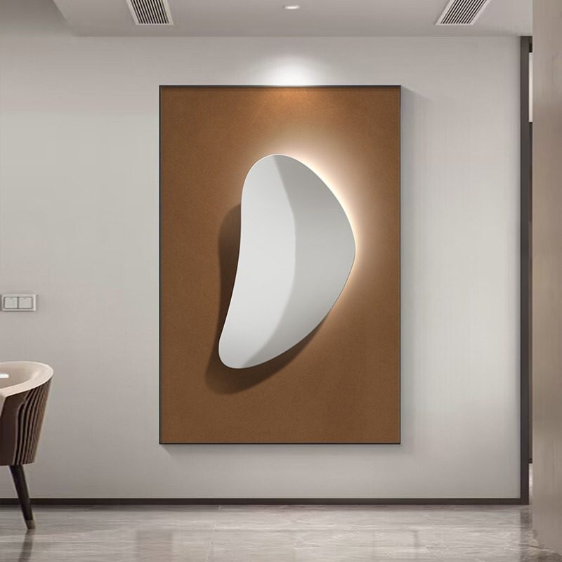 轻奢玄关画抽象装饰画极简意式沙发壁画走廊过道背景墙挂画客厅挂,家居饰品,现代装饰画,淘宝优惠券,粉丝福利购,淘宝优惠卷