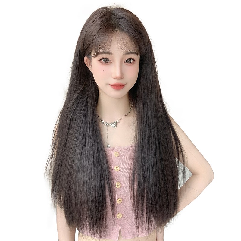 假发片小片式单卡直发增发量蓬松轻薄一片式无痕发夹发片单簇假发