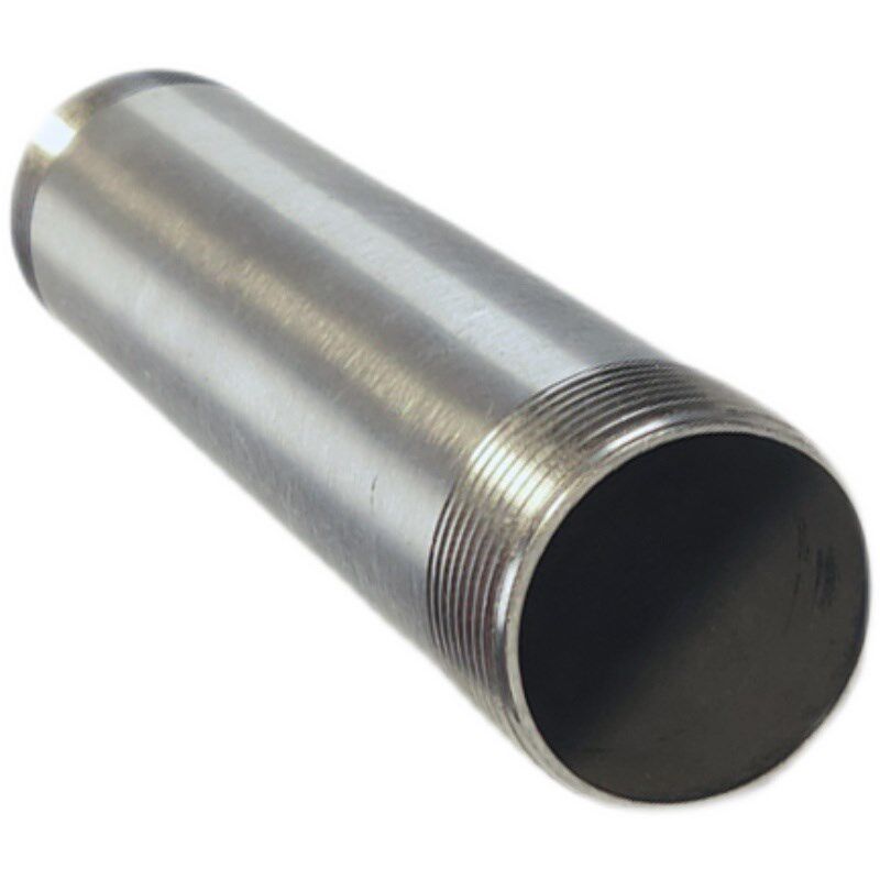 不锈钢304加长150MM双头丝外丝延长管子201水管圆管4分DN20 15 25