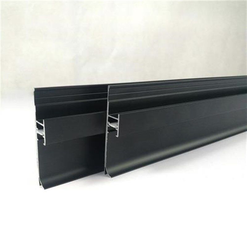 铝合金隐形灯光LED踢脚线护墙板集成墙板收口铝材简约暗装下发光