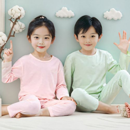 A类纯棉儿童秋衣秋裤套装男女童内衣家居服宝宝睡衣睡裤两件套