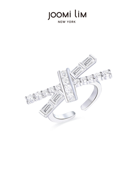 JOOMiLiM茱蜜商场同款白色小蝴蝶结戒指女轻奢高级感小众时尚简约