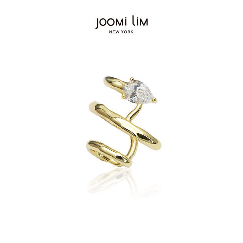 JOOMiLiM茱蜜商场同款永恒蛇环环绕无耳洞耳骨夹本命年耳饰925银