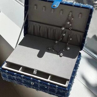 Tagi首饰盒大容量复古便携mini双层子母收纳盒饰品盒子枕头小方盒