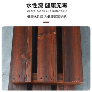 实木脚踏凳多功能台阶踏板垫脚置物架子承重底座户外防腐木花盆架