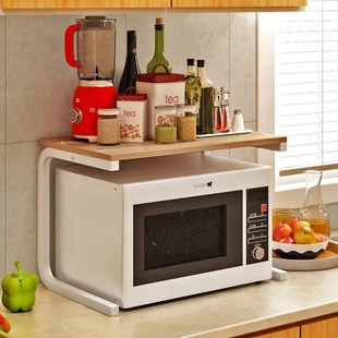 厨房储物架微波炉置物架U型简易烤箱架子调料调味架子收纳整理架