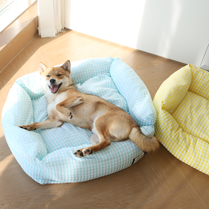 狗窝可拆洗深度睡眠泰迪柯基法斗柴犬宠物床猫咪凉窝四季通用狗床