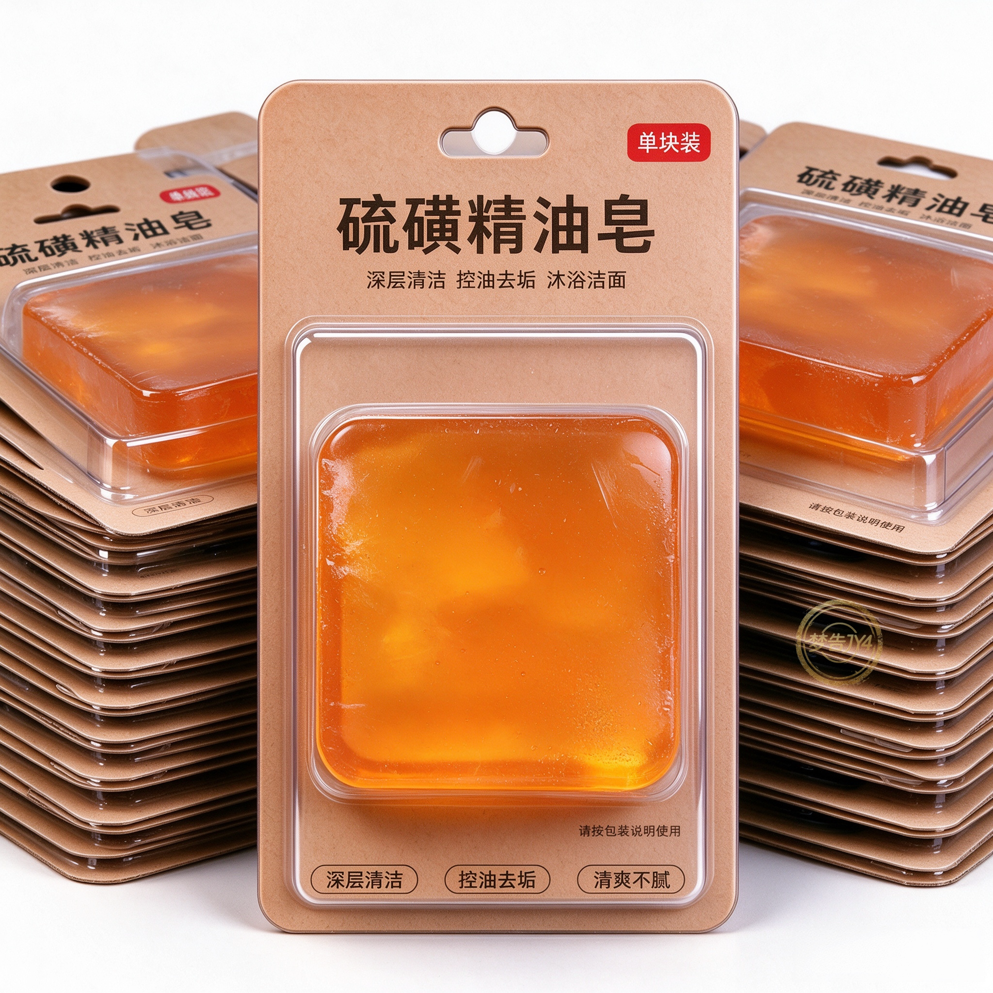 硫磺精油皂三合一硫磺皂去除肥皂洗澡洗面奶深层清洁香薰精油皂