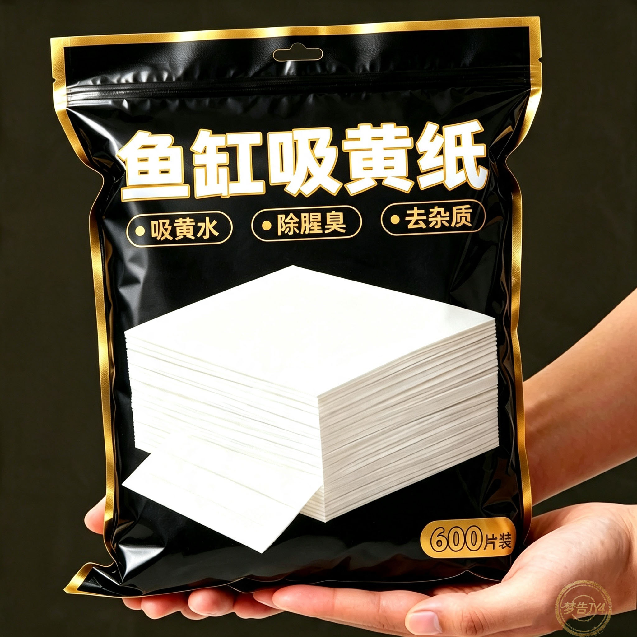 水族用品吸黄纸强力去黄水去腥臭除杂质水族箱过滤棉养鱼净水滤材