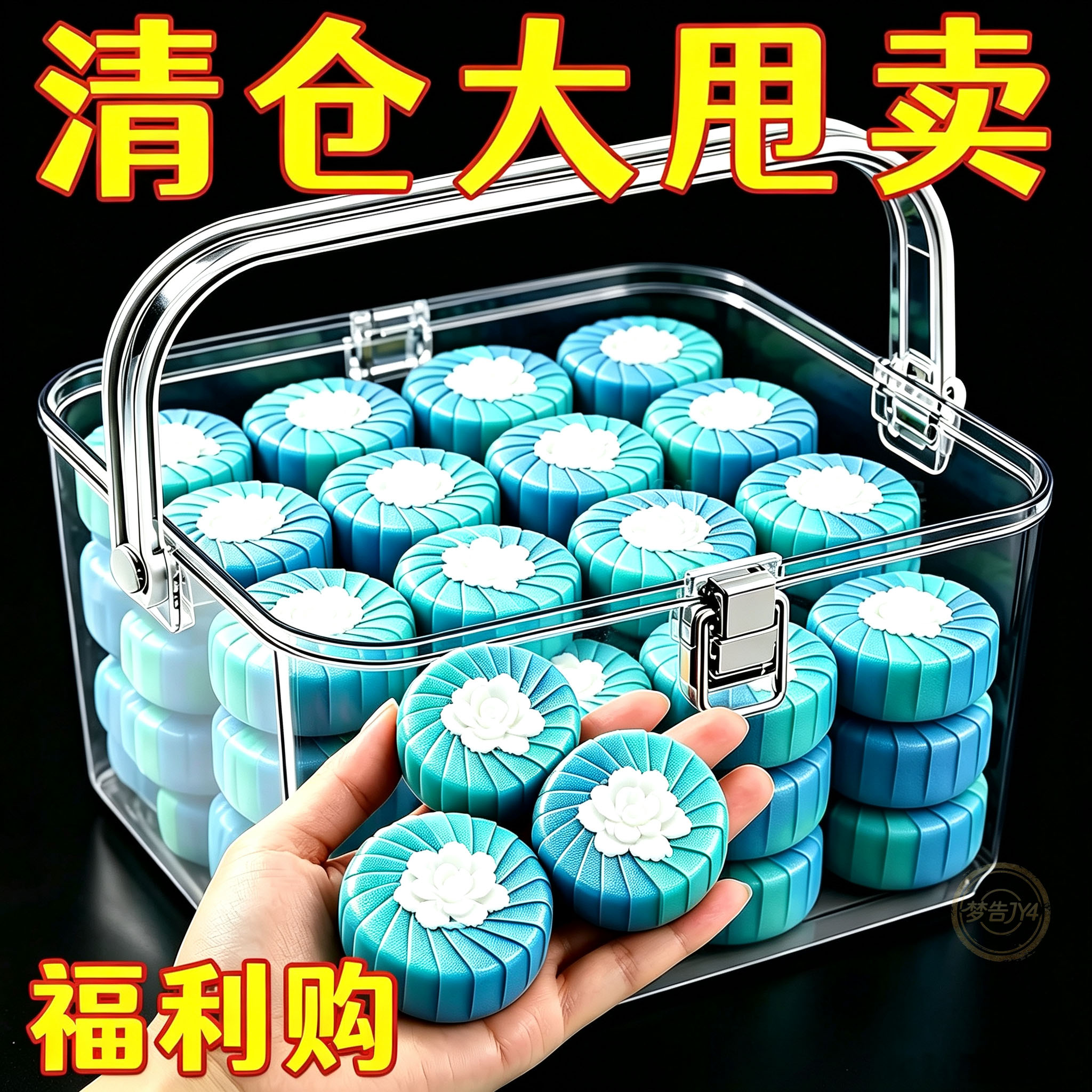 栀子花洁厕宝马桶清洁剂凝胶型去异味清香型长效清洁节日装扮用品