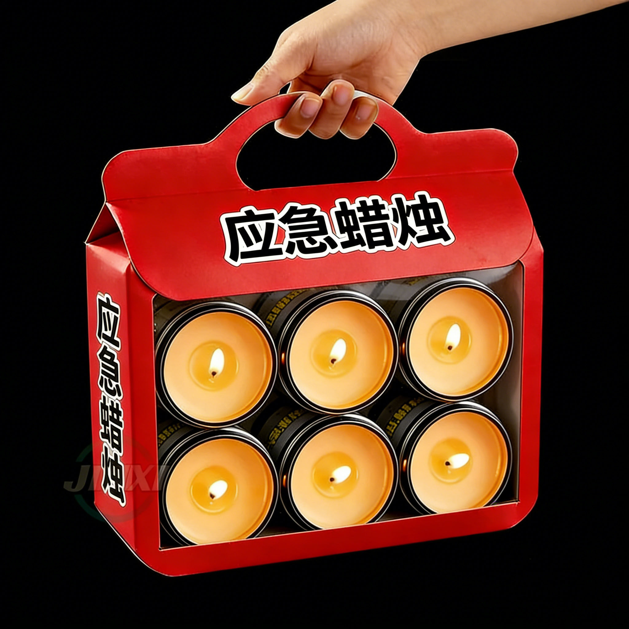应急防灾无烟无味防风防水蜡烛