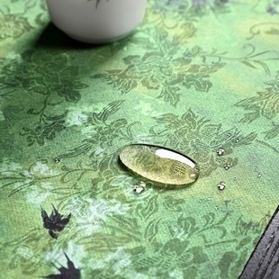 复古防水仿云纱茶席双面桌旗禅意茶桌布桌旗轻奢国风家用茶台布艺