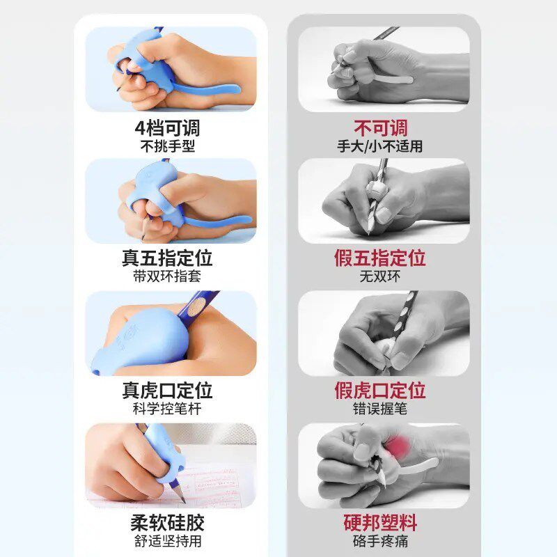 【下单立减30】猫太子可调防勾腕握笔器握姿矫正器学生纠正握笔WZ