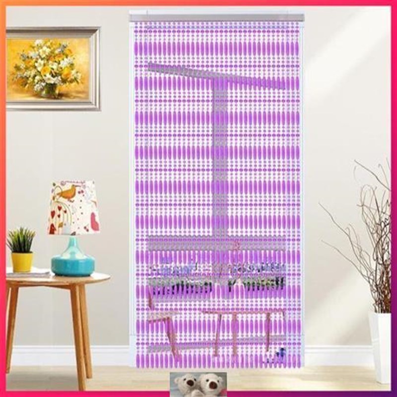 隔断成品帘客厅卧室玄关80珍珠门夏季门帘珠帘塑料挂帘仿水晶珠子