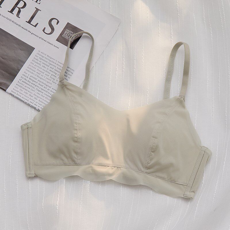 u型美背内衣女夏季薄款少女生大胸显小胸聚拢无痕2024新款文胸罩