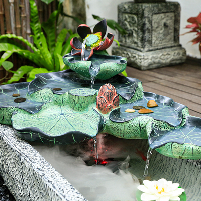 庭院户外流水摆件落地小鱼池阳台花园布置造景入户循环水景观喷泉