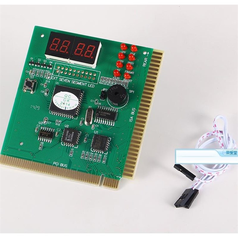 台式4位电脑故障插诊断卡PCI主板诊检断卡CEP 四机位测试测卡 可