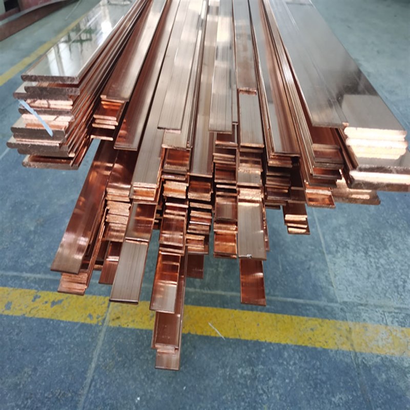 T2T3紫铜排机房防雷接地镀锡铜排非标加工Q定制折弯母排紫铜扁