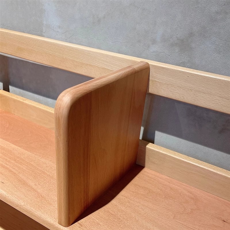 榉木小书架 学生简约现代桌面置物架 作业收纳 办公室收纳架