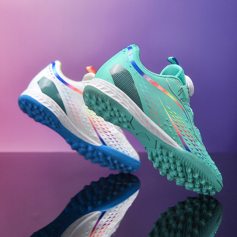 儿童足球鞋男童少儿纽扣碎钉运动钉鞋男孩小学生训练防滑室内