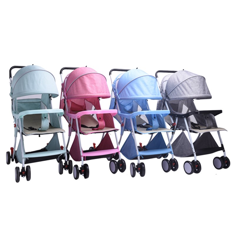 夏季婴儿推车可躺可坐折叠超轻便透气夏天简易儿童伞车宝宝手推车