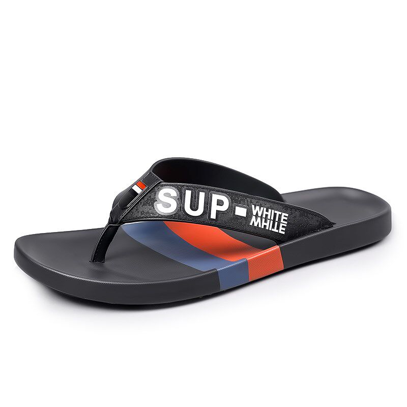 人字拖鞋男夏季外穿潮流时尚夹脚拖鞋男士轻便软底防滑防臭沙滩鞋