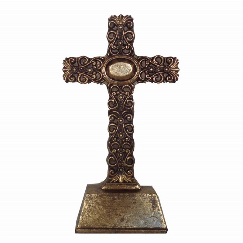 十字架摆台工艺品欧式家居桌面摆设礼品餐边柜装饰摆件