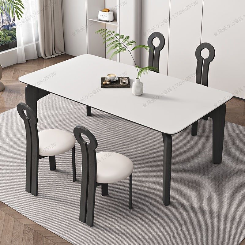 意式岩板餐桌腿支架碳素钢大象腿桌架实木书桌支撑架大理石餐桌脚