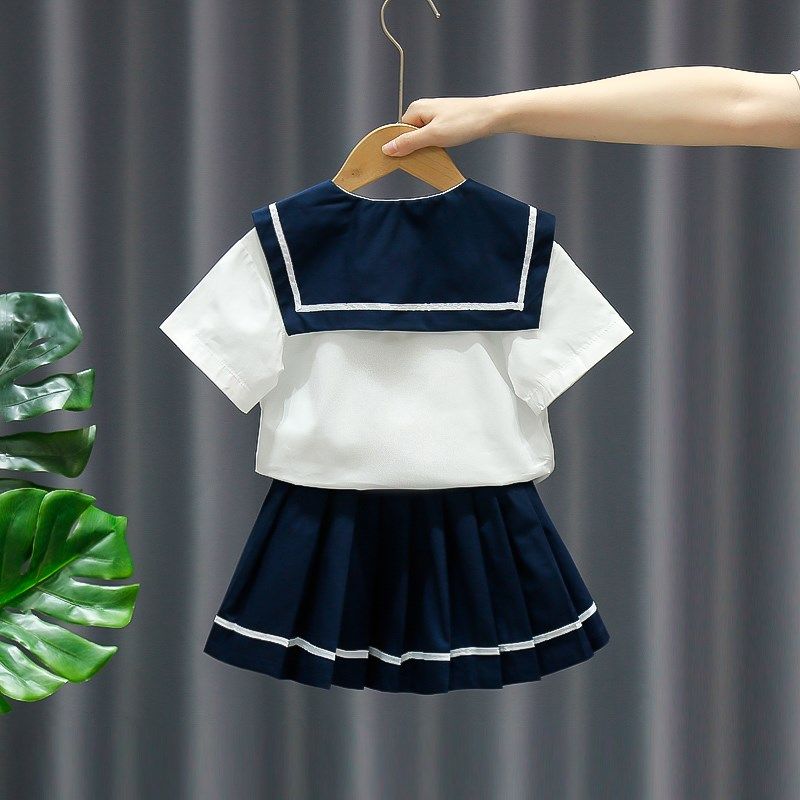 男女宝宝夏季新款兄妹装六一表演服姐弟幼儿园园服夏装龙凤胎套装