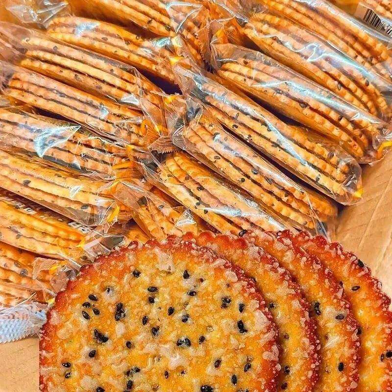 【新客无门槛立减】黑芝麻王老式甜薄脆饼干儿时休闲办公解馋零食