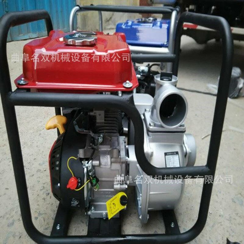 污水农用汽油水泵2寸3寸4寸手推压井水泵 应急排水泵