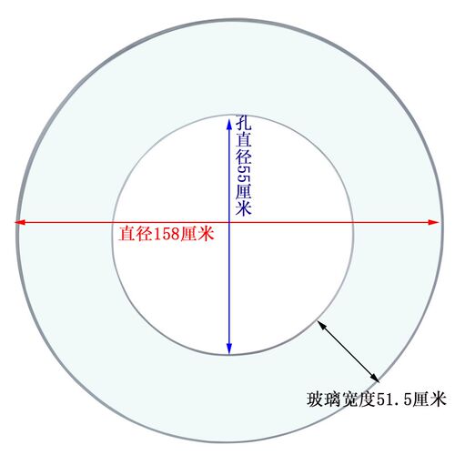 圆桌火锅转盘玻璃饭店家用桌面玻璃空心旋转轴餐桌转盘玻璃台转台