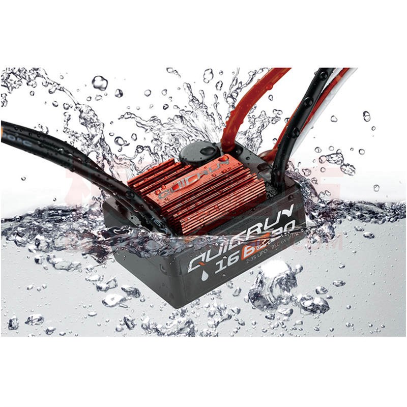 好盈16BL30防水30A无刷电调1/18 16四驱短卡越野大脚电房遥控车