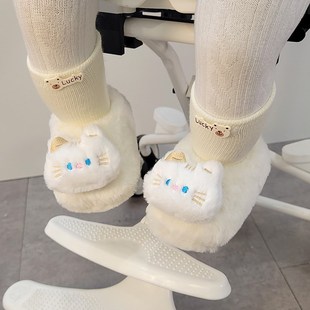 12个月不掉跟加绒棉鞋 秋冬新生婴儿0 袜6 卡通加厚鞋 1岁学步鞋