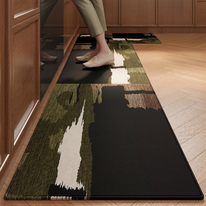 厨房专用地垫防滑防油脚垫免洗可擦吸油吸水2025新款防污长条地毯,居家布艺,厨房地垫,淘宝优惠券,粉丝福利购,淘宝优惠卷