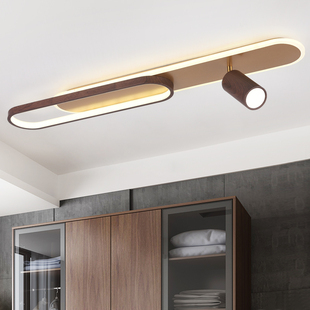 客厅射灯 轨道筒灯无主灯商用照明简约衣帽间吸顶灯 led天花灯明装