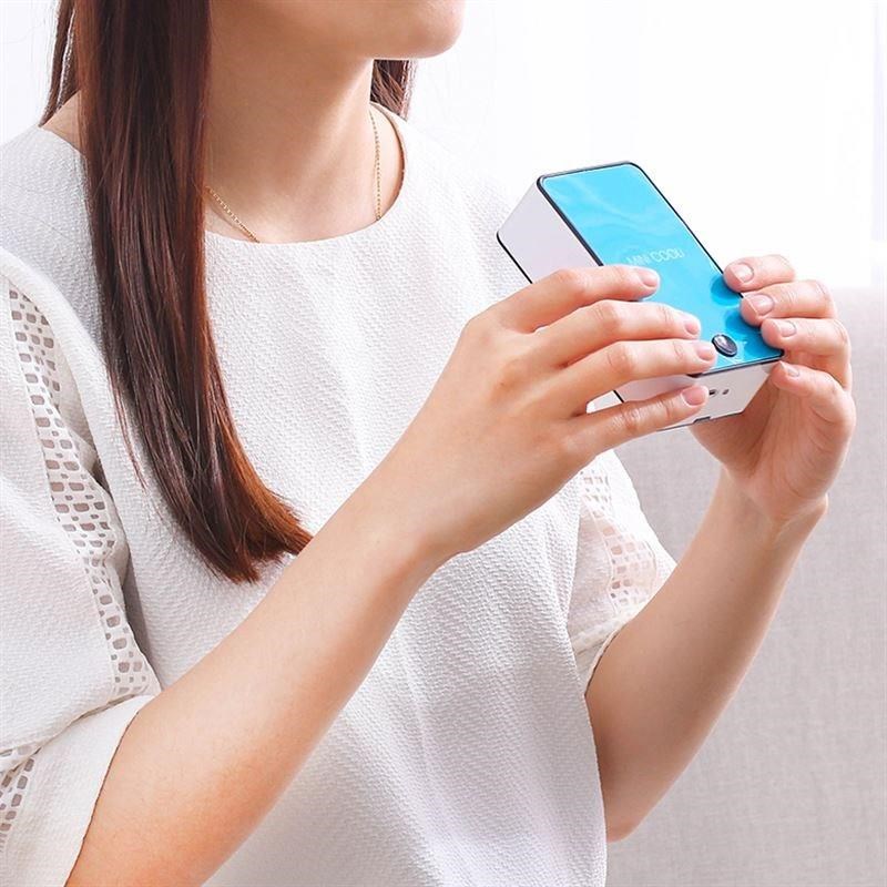 小电风扇迷你学生手拿随身迷你空调可充电宿舍制冷超静音掌上便u.