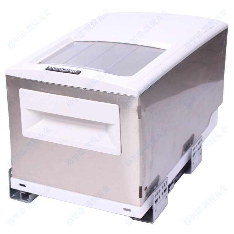 橱柜嵌入式不锈钢米箱 面粉箱储米面箱 抽拉式米桶面桶阻尼轨道