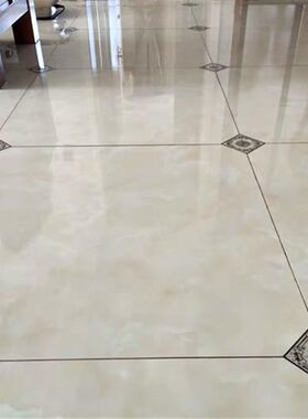 瓷砖地砖贴纸防水耐磨自粘对角贴花地板客厅地面美缝装饰地贴加厚